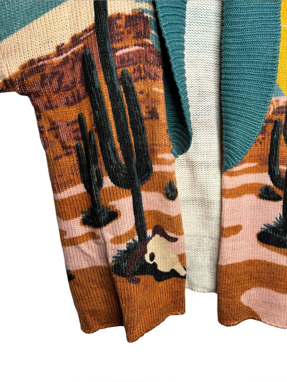 Wrangler Women Retro Desert Cardigan Western Aztec Large Oversized Southwestern - Picture 4 of 11